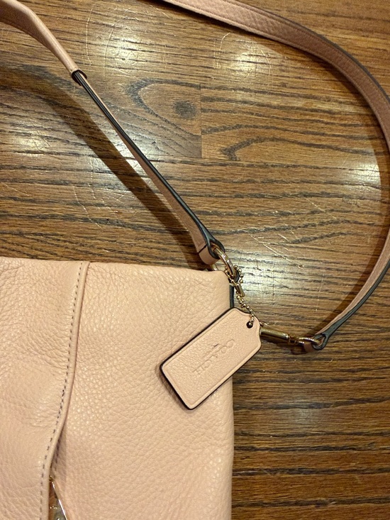 Coach Isabelle Pebble Leather Convertible Shoulder Crossbody blush pink - Picture 3 of 6